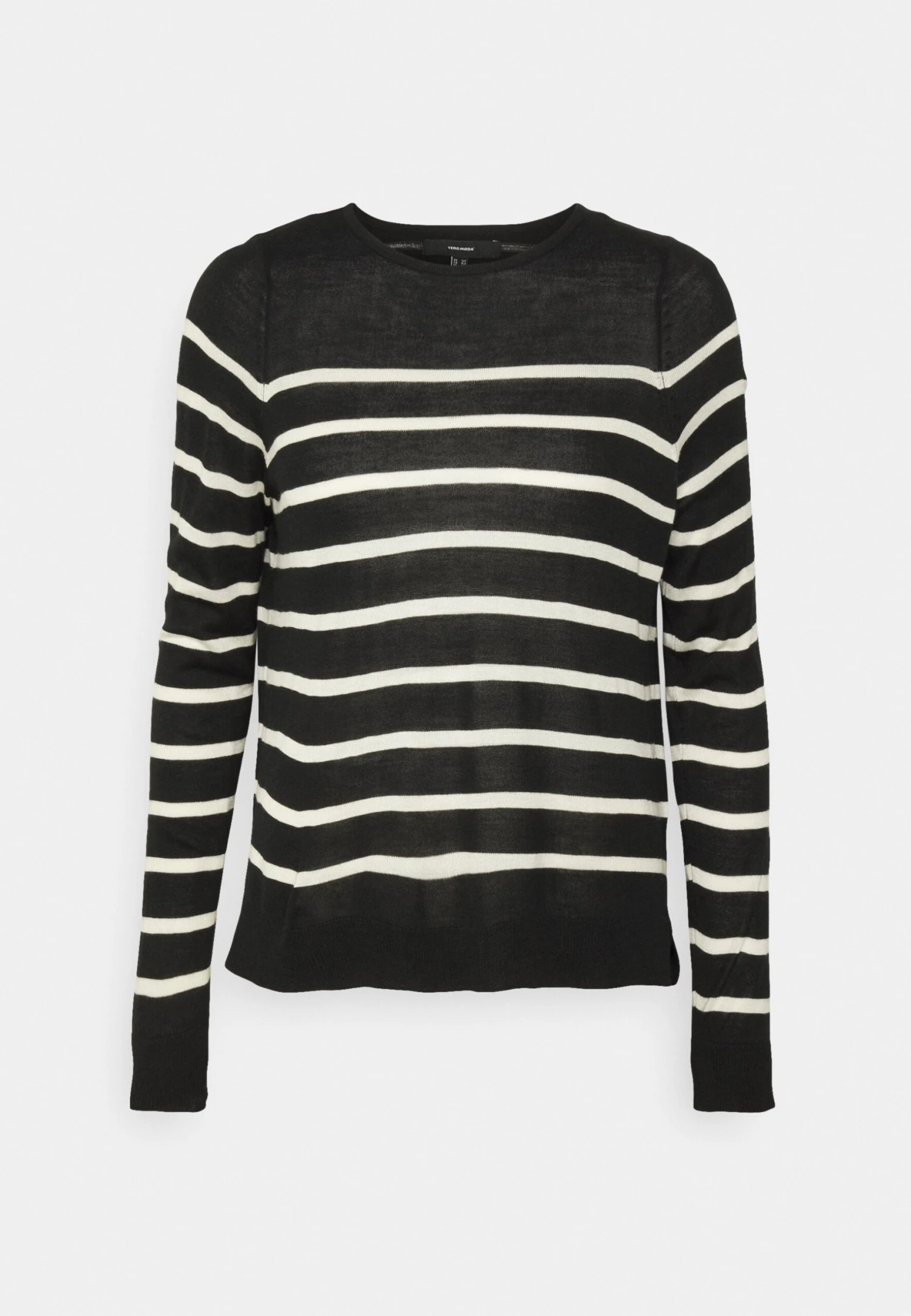 Vero Moda Tall Vmnova O-Neck- Jumper - Black/Birch 6 Vero Moda Tall Vmnova O-Neck- Jumper - Black/Birch - Image 4