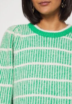 Vero Moda Vmcala O-Neck - Jumper - Bright Green/Birch -Vero Moda da1bef8c0343487188bc1fff112defb6
