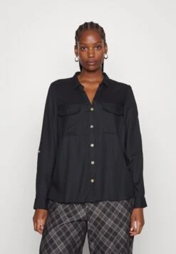 Vero Moda Curve Vmbumpy Shirt New - Tunic - Black