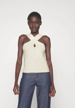 Vero Moda Tall Vmgloriarib Cross Over Strap - Top - Birch