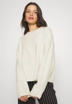 Vero Moda Petite Vmdoffy O Neck Boxy - Jumper - Birch -Vero Moda e1b519df81dd4b80876b1df97310beb7