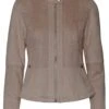 Vero Moda Vmjose Lucia Jacket - Faux Leather Jacket - Brownie -Vero Moda e341d3c53b4348a3ab3e4347d1e2bab0