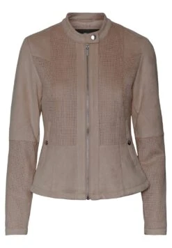 Vero Moda Vmjose Lucia Jacket - Faux Leather Jacket - Brownie