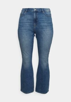 Vero Moda Curve Vmselma Flared Slit - Bootcut Jeans - Medium Blue Denim -Vero Moda e5f7b06e8ae74f6e9b6ea65fc161856b
