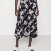 Vero Moda Tall Vmjenny Smock Skirt - Maxi Skirt - Navy Blazer/Mille