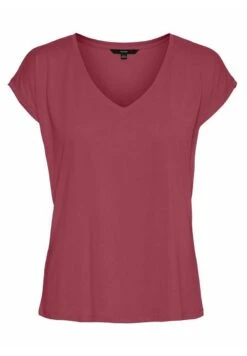 Vero Moda Vmfilli Ss V-Neck Ga Noos - Basic T-Shirt - Dry Rose -Vero Moda eaa3f6579cbf4b2798a1fd477ec0278b