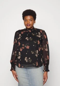 Vero Moda Curve Vmsmilla - Blouse - Black/Sallie