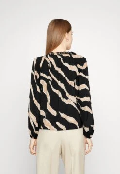 Vero Moda Vmmarisol V Neck - Blouse - Black Pumice/Stone Manil -Vero Moda ecc286de915b414dbf6650a52339e52f