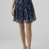 Vero Moda Vmsmilla Short Frill Skirt - A-Line Skirt - Night Sky/Vega -Vero Moda ee0a1d7dabb449faba54e7f5e7076bf6
