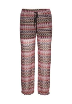 Vero Moda Tall Vmdicte Wide Pant - Trousers - Bon Bon/Navy Blue/Snow White -Vero Moda ee4de582e9744861b33f645fd6d55e7b