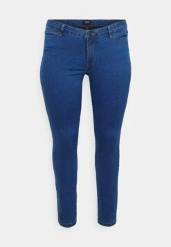Vero Moda Curve Vmrudy Slim- Slim Fit Jeans - Meidum Blue Denim