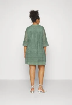 Vero Moda Curve Vmhoney Tunic - Day Dress - Green -Vero Moda ef19e4167e5e48a69601d4a82dfd661f