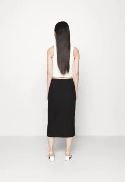 Vero Moda Petite Vmjona Calf Skirt - Pencil Skirt - Black -Vero Moda ef8a6d7421ee45a2a931a2288db0b91b