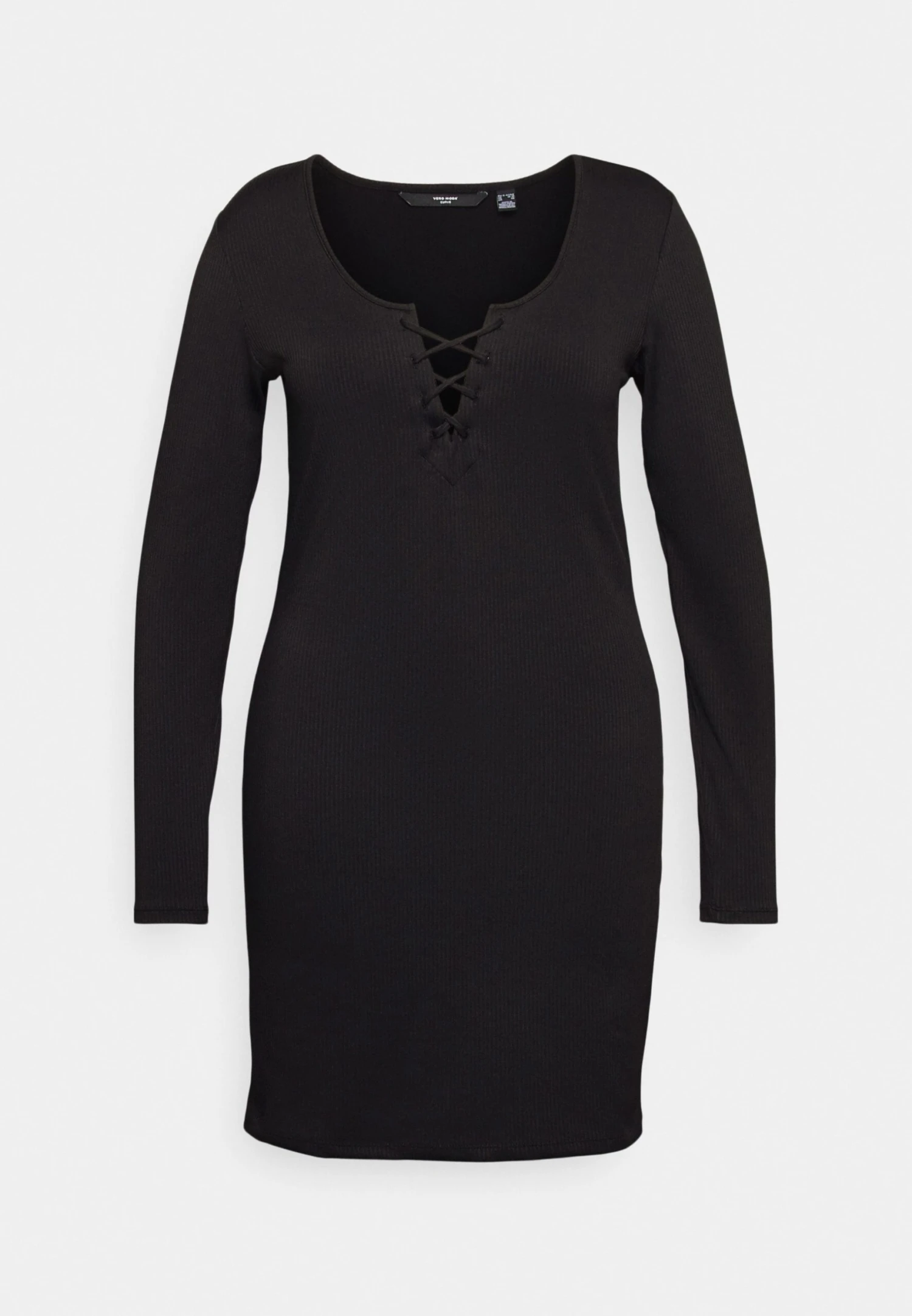 Vero Moda Curve Vmriva Short Dress- Jersey Dress - Black 7 Vero Moda Curve Vmriva Short Dress- Jersey Dress - Black - Image 5