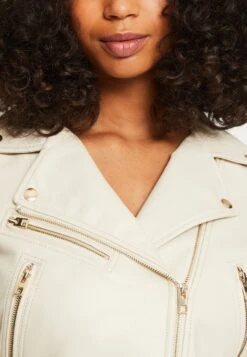 Vero Moda Vmfine Heida Short Jacket - Faux Leather Jacket - Oatmeal/Gold 13 Vero Moda Vmfine Heida Short Jacket - Faux Leather Jacket - Oatmeal/Gold -Vero Moda f03291e343fa4c278b40f2c9c97107d4