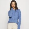 Vero Moda Petite Vmdoffy O Neck - Jumper - Blue 1 Vero Moda Petite Vmdoffy O Neck - Jumper - Blue -Vero Moda f05a212ada6b49d1976ee38c52e271cd