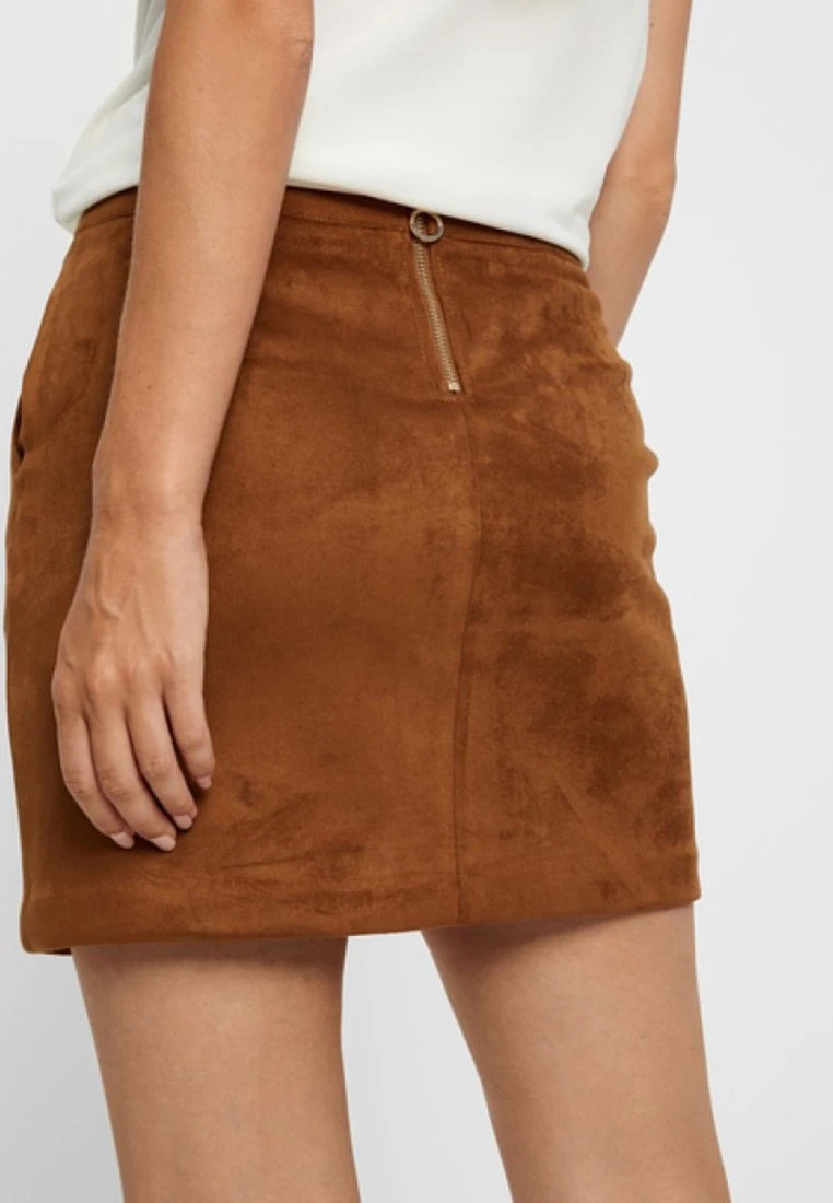 Vero Moda Donnadina- Pencil Skirt - Cognac 6 Vero Moda Donnadina- Pencil Skirt - Cognac - Image 4
