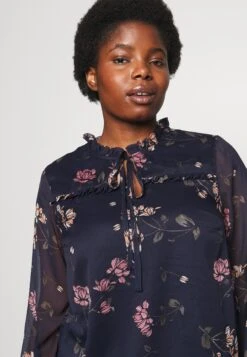 Vero Moda Curve Vmcmilla- Blouse - Navy Blazer/Sallie 11 Vero Moda Curve Vmcmilla- Blouse - Navy Blazer/Sallie -Vero Moda f1dc5638d92a40908566a5de42d4e90e