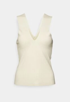 Vero Moda Tall Vmgloriarib Cross Over Strap - Top - Birch -Vero Moda f505b246a8a34be7bdeec96112c88b42