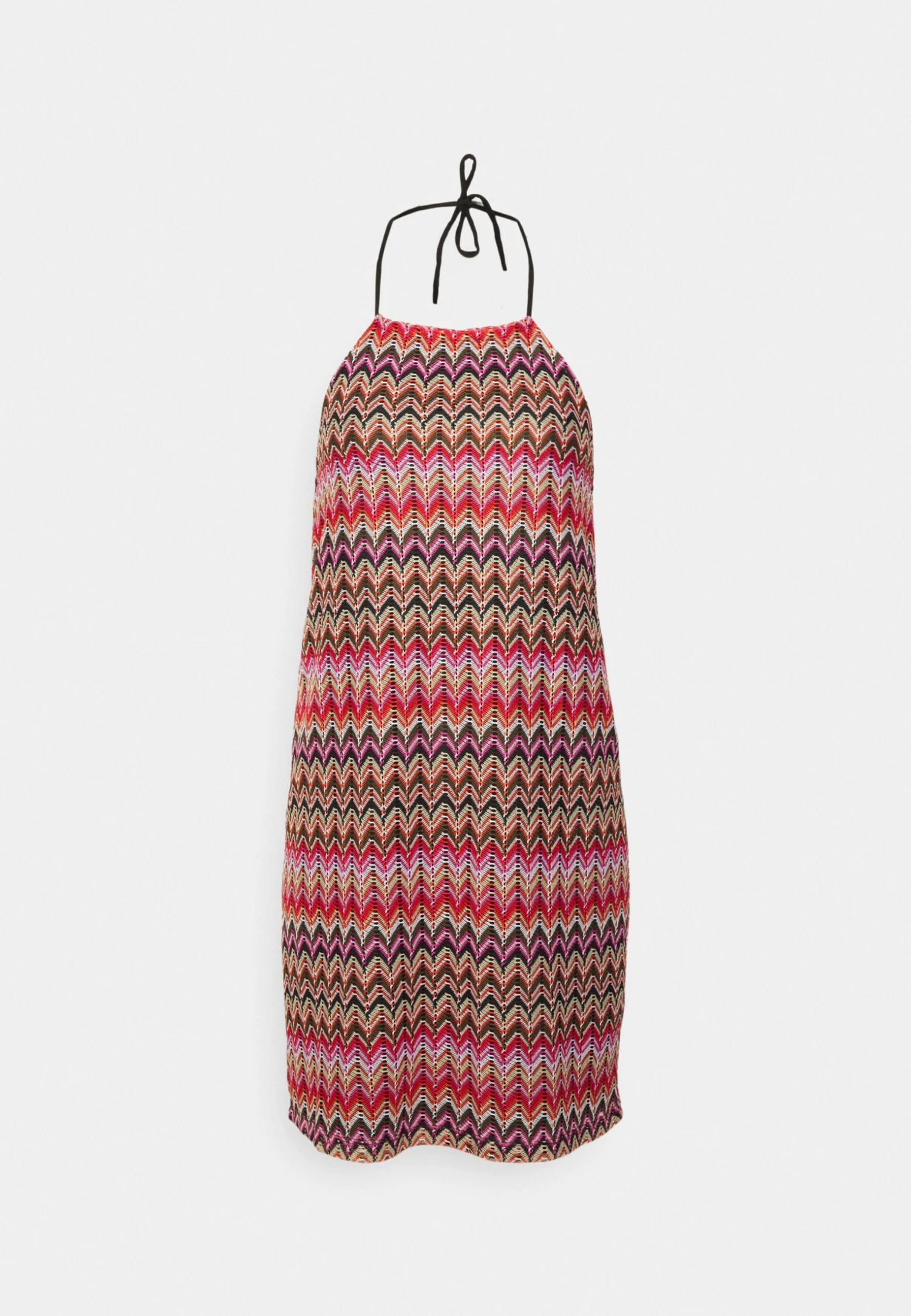 Vero Moda Petite Vmdicte Halterneck Short Dress - Jumper Dress - Red/Navy Blue/Snow 6 Vero Moda Petite Vmdicte Halterneck Short Dress - Jumper Dress - Red/Navy Blue/Snow - Image 4