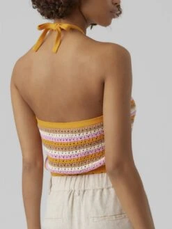 Vero Moda Vmshaji Sl Halterneck- Top - Radiant Yellow/Bonbon+Irish Cream+Birch -Vero Moda f57d3d9ff8bd4e3f8a4918e00c57043b