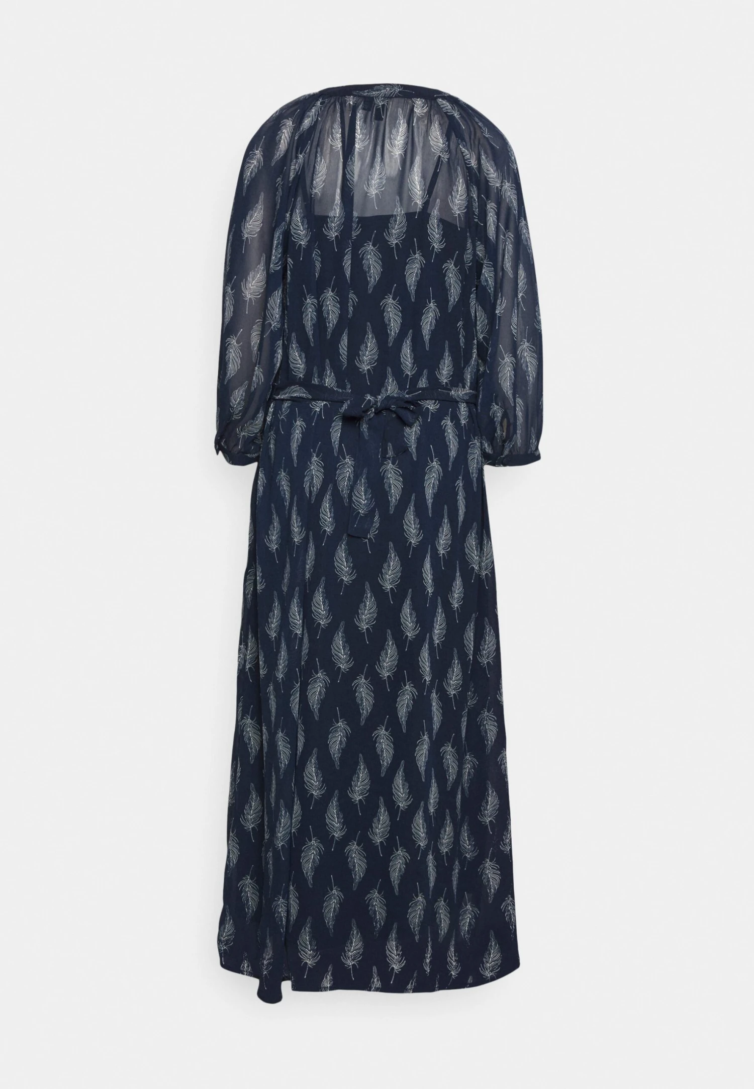 Vero Moda Tall Vmsara Sleeve Dress- Maxi Dress - Navy Blazer/Sara 4 Vero Moda Tall Vmsara Sleeve Dress- Maxi Dress - Navy Blazer/Sara - Image 2