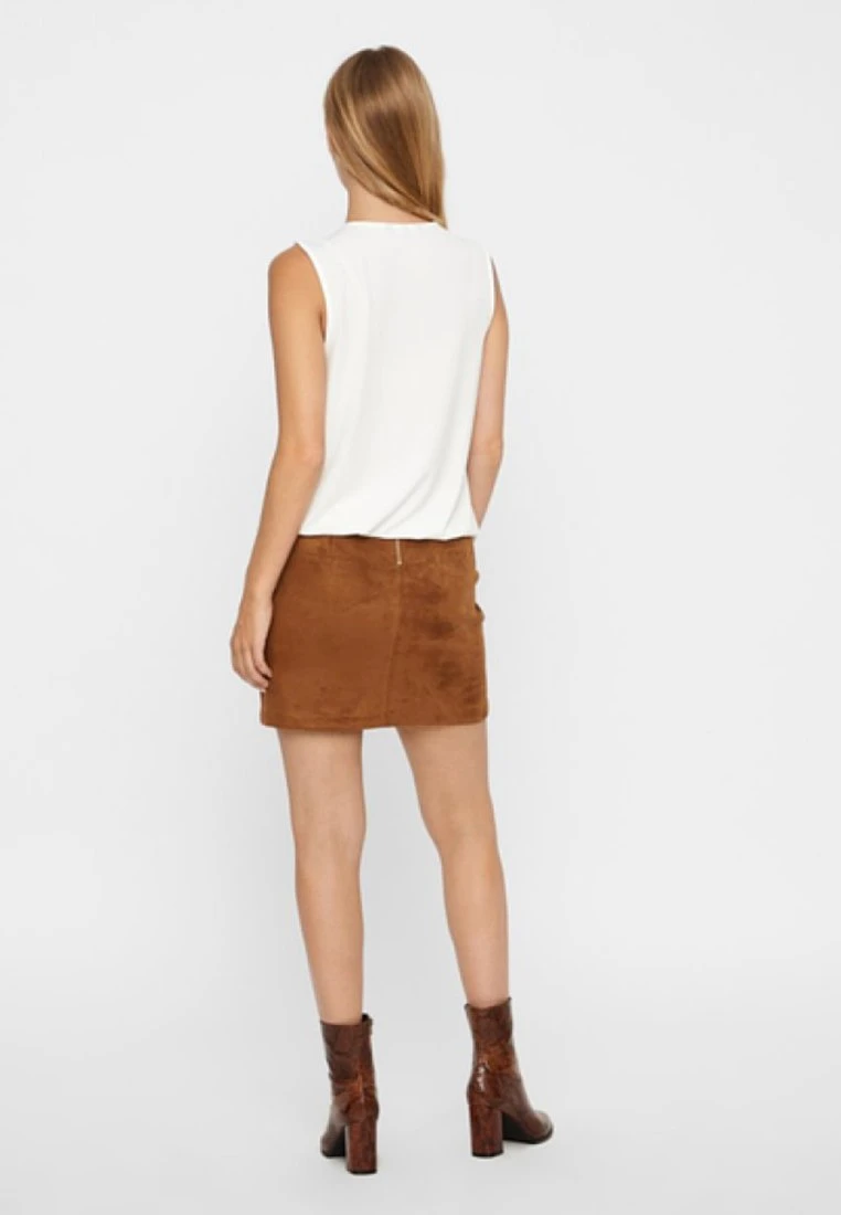 Vero Moda Donnadina- Pencil Skirt - Cognac 5 Vero Moda Donnadina- Pencil Skirt - Cognac - Image 3