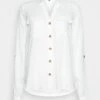 Vero Moda Tall Vmbumpy Shirt New- Button-Down Blouse - Snow White 2 Vero Moda Tall Vmbumpy Shirt New- Button-Down Blouse - Snow White -Vero Moda fbeba1e5c1454e3cacbc47c5f99afc3c