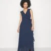 Vero Moda Petite Vmsille Wrap Maxi Dress - Maxi Dress - Navy Blazer -Vero Moda fc916bc18e8f4dd5adb27c0cf547c62f