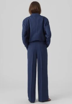 Vero Moda Vmmathilde Pants- Trousers - Navy -Vero Moda feb7f4af6c4d4372aaef1328f18e0b91